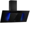 Klarstein Eleonora 90 Dunstabzugshaube 420 m³/h Touch-Panel Ambiente-Licht Schwarz