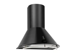 Klarstein Lumio Primo Retro-Dunstabzugshaube 60cm 490 m³/h LED-Leuchten Schwarz