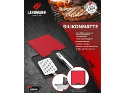 Landmann Silikonmatte mit Schneidbrett 25 cm