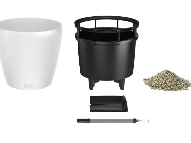 Lechuza® Pflanzgefäß Classico Color Ls 35 Weiß Ø 35 cm