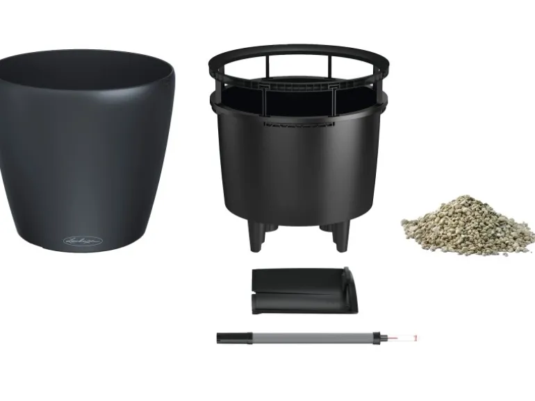 Lechuza® Pflanzgefäß Classico Color Ls 43 Schiefergrau Ø 43 cm