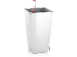 Lechuza® Pflanzgefäß Mini-Cubi Weiß hochglanz 10 cm x 10 cm