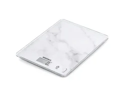 Leifheit Küchenwaage Page Compact 300 Marble 20 cm x 15 cm x 1,3 cm Weiß