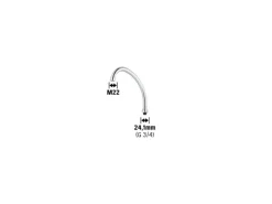 LUX HU-Auslauf 24,1 mm (G 3/4) x 200 mm