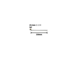 LUX S-Auslauf 24,1 mm (G 3/4) x 250 mm