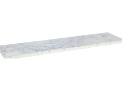 MDF-Wandregal Oldham 1,8 cm x 80 cm x 20 cm Glanzweiß