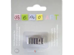 Memo-Art Magnet 6 Stück eckig