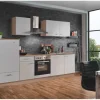 Menke Küchenzeile Artisan Classic 280 cm Weiß Artisan-Eiche Nachbildung