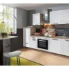 Menke Küchenzeile Artisan Premium 270 cm Landhaus Weiß Artisan-Eiche Nachbildung