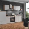 Menke Küchenzeile Artisan Classic 270 cm Weiß Artisan-Eiche Nachbildung