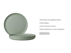 Mepal Silueta Essteller 26 cm 4er Set Mixed