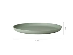 Mepal Silueta Essteller 26 cm 4er Set Nordic Black