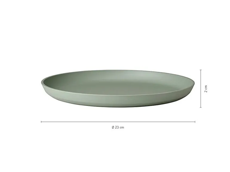 Mepal Silueta Frühstücksteller 23 cm 4er Set Nordic Sage