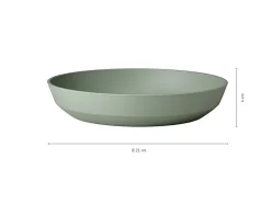 Mepal Silueta Suppenteller 21 cm 4er Set Nordic Sage