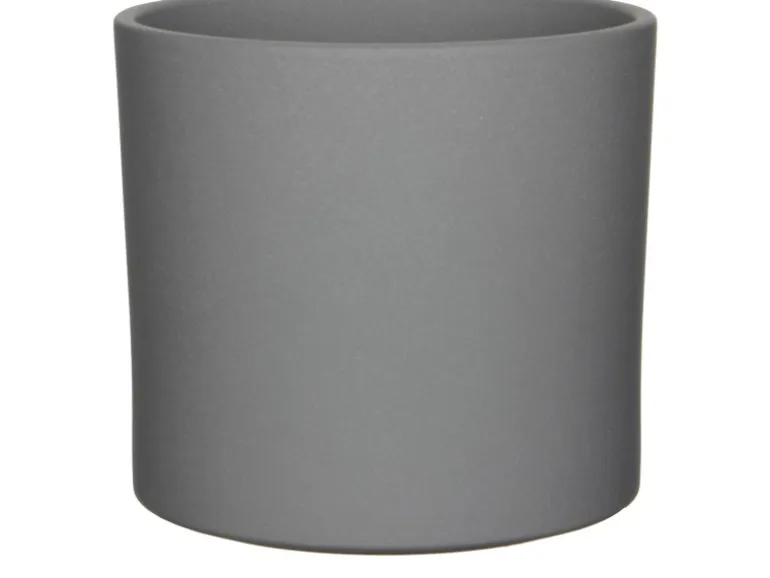 Mica Decorations Übertopf Era Ø 23 cm x 21,5 cm Grau matt
