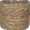 Mica Decorations Korb Atlantic  Ø 14 cm Hellbraun