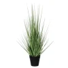 Mica Decorations Kunstpflanze Gras im Kunststofftopf Ø 30 cm x 53 cm Grün