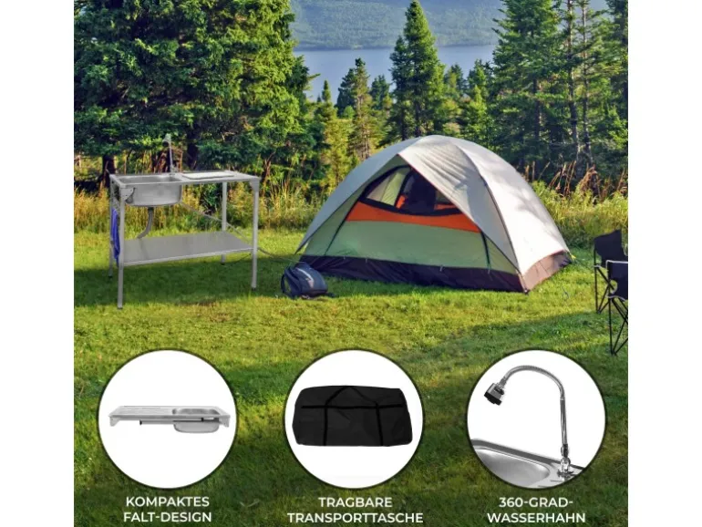 Monstershop Faltbarer Camping Spültisch