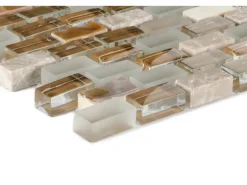 Mosaik Glas & Stein 5th Avenue Brown Mix Seashell 28,5 cm x 28,5 cm