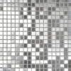 Mosaik Metall Edelstahl 30 cm x 30 cm