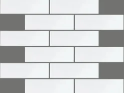 Mosaikfliese Metro Weiß 20 Stück