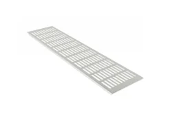 MS Beschläge Belüftungsgitter 130 x 1000 mm Aluminium Silber F1 Eloxiert