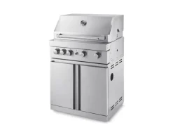 MyOutdoorKitchen Freistehender Gasgrill mit 4 Brennern und Infrarotbrenner Stainless Collection
