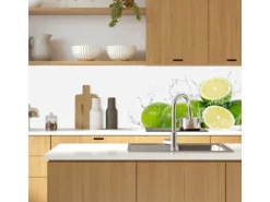 MySpotti Küchenrückwand Profix Cucina Aqua-Limet 100 x 60 cm Grün-Gelb