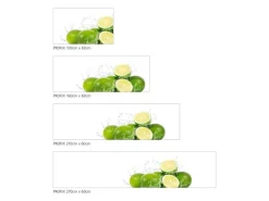 MySpotti Küchenrückwand Profix Cucina Aqua-Limet 100 x 60 cm Grün-Gelb