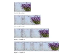 MySpotti Küchenrückwand Profix Cucina Vintage Lavendel 210 x 60 cm Lila-Weiß