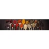 MySpotti Küchenrückwand Profix Cucina Piccante 270 x 60 cm Rot-Gelb-Schwarz