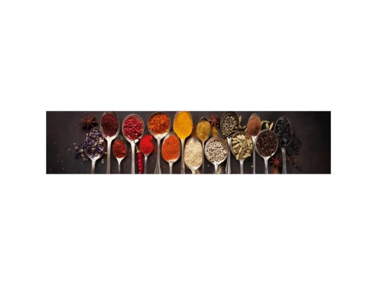 MySpotti Küchenrückwand Profix Cucina Piccante 270 x 60 cm Rot-Gelb-Schwarz
