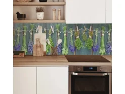 MySpotti Küchenrückwand Profix Cucina Kräuter Provence 100 x 60 cm Grün
