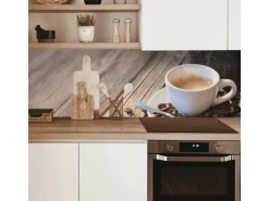 MySpotti Küchenrückwand Profix Cucina Auszeit 210 x 60 cm Kaffeebohne