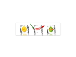 MySpotti Küchenrückwand Profix Cucina Eisfrüchte 210 x 60 cm Kristallklar