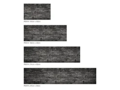 MySpotti Küchenrückwand Profix Cucina Nero 100 x 60 cm Anthrazit Grau