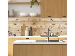 MySpotti Küchenrückwand Profix Cucina Gerhard 270 x 60 cm Holz Hell