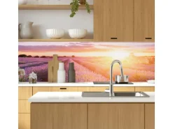 MySpotti Küchenrückwand Profix Cucina Provence 210 x 60 cm Lila Mix