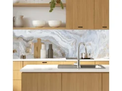 MySpotti Küchenrückwand Profix Cucina Stig 270 x 60 cm Grau Marmoriert