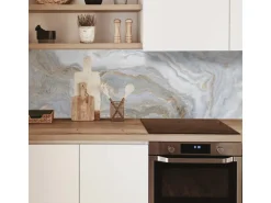 MySpotti Küchenrückwand Profix Cucina Stig 270 x 60 cm Grau Marmoriert