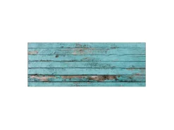 MySpotti Küchenrückwand Profix Cucina Ernest Holz 160 x 60 cm Cyanblau