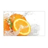 MySpotti Küchenrückwand Profix Cucina Aqua 100 x 60 cm Gelb-Orange-Weiß