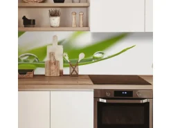 MySpotti Küchenrückwand Profix Cucina Dew Drop 270 x 60 cm Grasgrün