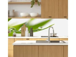MySpotti Küchenrückwand Profix Cucina Dew Drop 270 x 60 cm Grasgrün
