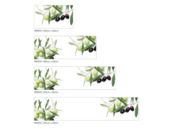 MySpotti Küchenrückwand Profix Cucina Olivenzweig 160 x 60 cm Olivgrün