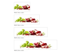 MySpotti Küchenrückwand Profix Cucina Herbs und Spice 210 x 60 cm Rot-Grün