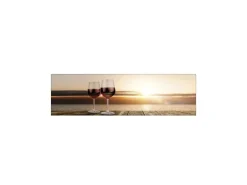 MySpotti Küchenrückwand Profix Cucina Feierabend 210 x 60 cm Weinrot