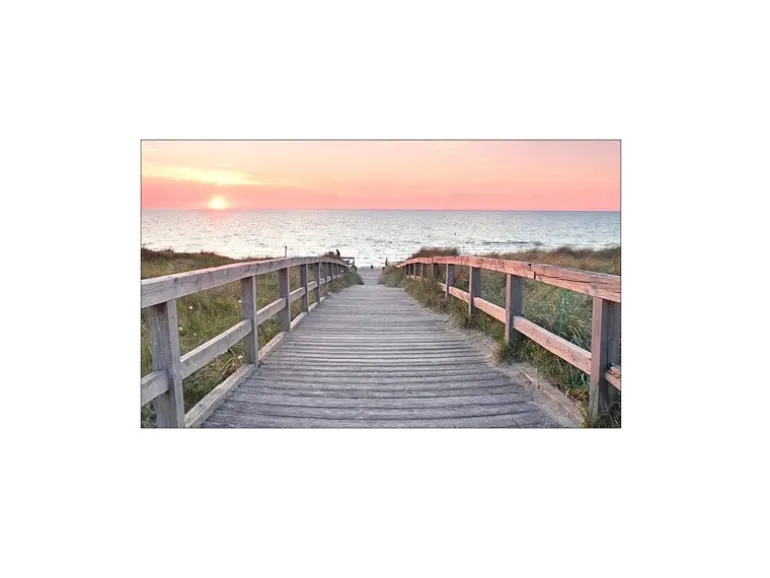MySpotti Küchenrückwand Profix Cucina Osteestrand 100 x 60 cm Pink