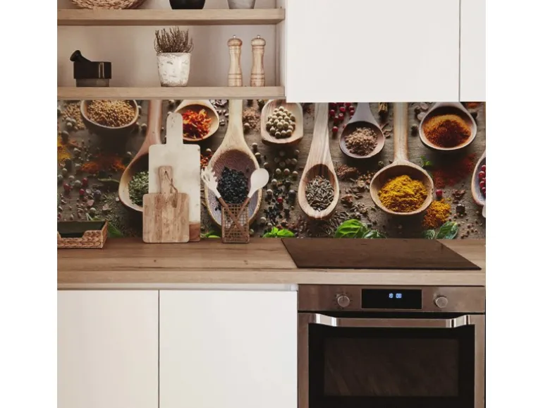 MySpotti Küchenrückwand Profix Cucina Spicy Kitchen 100 x 60 cm Bunt