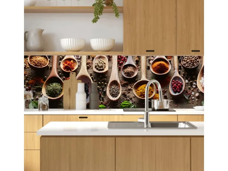 MySpotti Küchenrückwand Profix Cucina Spicy Kitchen 100 x 60 cm Bunt
